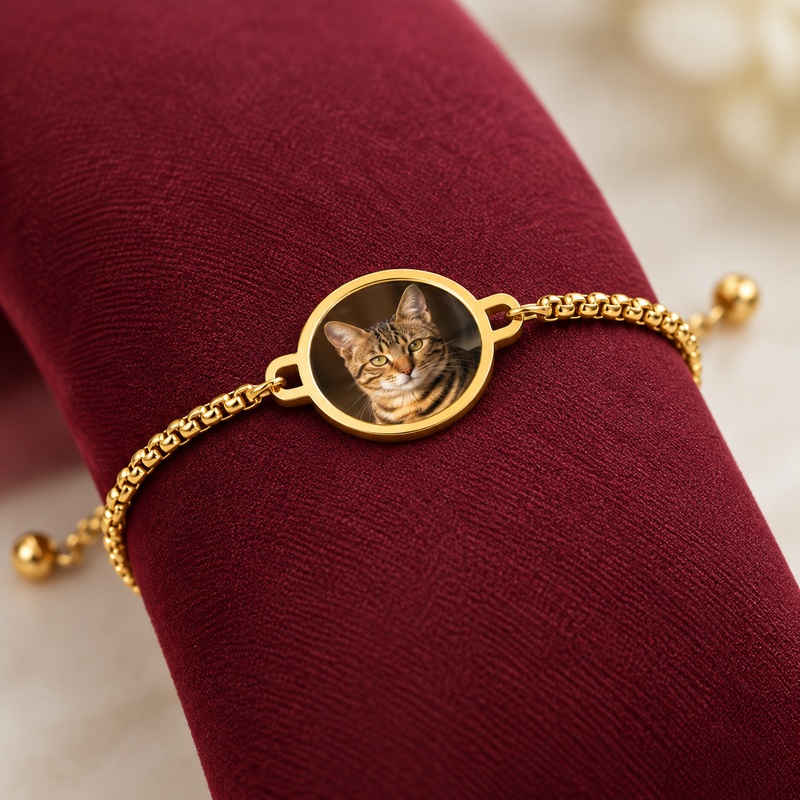 Wärmeaktiviertes Armband mit verborgenem Foto