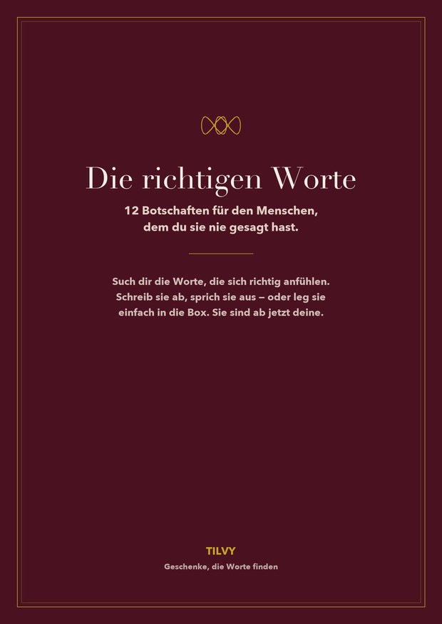 Titelseite des PDFs „Die richtigen Worte“ mit 12 Botschaften
